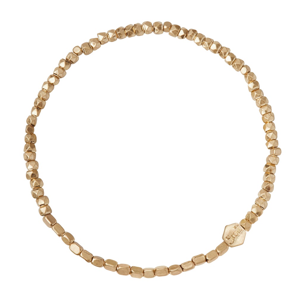 Gold Scout Curated Wears Mini Metal Stacking Bracelet – minimalist metal bracelet designed for stacking and layering, available at Be Charmed.