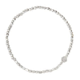 Silver Scout Curated Wears Mini Metal Stacking Bracelet – minimalist metal bracelet designed for stacking and layering, available at Be Charmed.