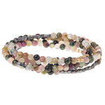 Tourmaline Stone of Healing Scout Curated Wears Stone Wrap – versatile beaded strand worn as wrap bracelet or necklace with natural stones, available at Be Charmed.