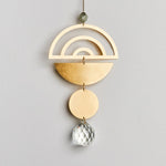 Rainbow and Labradorite Suncatcher by Scout Curated Wears. Reflects light beautifully, adds boho charm to any space. Great gift. Available at Be Charmed.