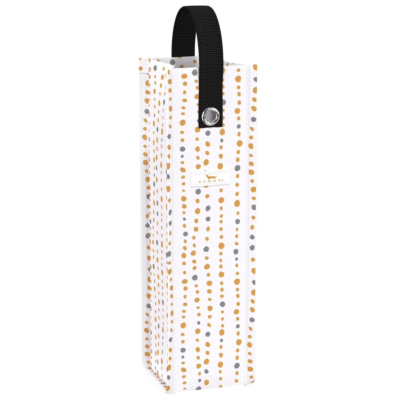 Scout Get Fizzy with It Spirit Liftah reusable wine gift bag, folds flat & durable – available at Be Charmed