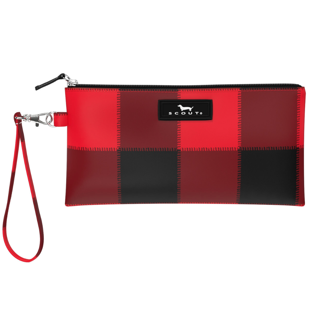 Scout Flanel No 5 Kate wristlet wallet with detachable strap and zip closure – available at Be Charmed