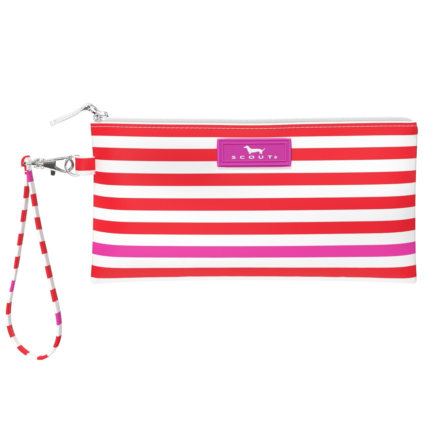 Scout Ready to Jingle Kate wristlet wallet with detachable strap and zip closure – available at Be Charmed