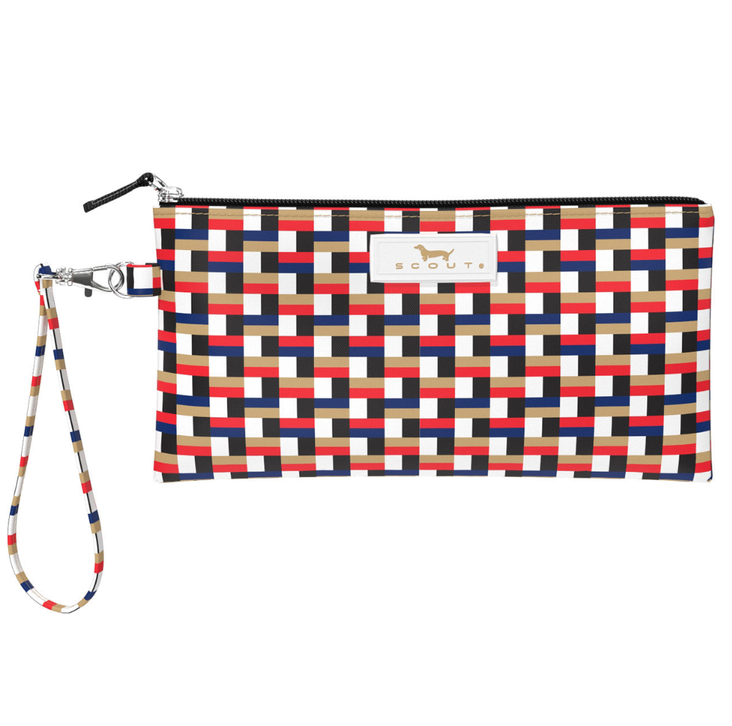 Scout Stack Efron Kate wristlet wallet with detachable strap and zip closure – available at Be Charmed