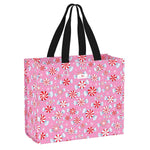 Scout Candyland Large Gift Bag (13.75″ W × 12″ H × 6″ D) reusable woven tote – available at Be Charmed