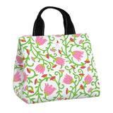 Late Bloomer SCOUT Eloise Lunch Tote – quilted insulated lunch bag 10.25″W × 10″H × 7.25″D, holds up to 10 lb, foam‑lined interior, exterior Velcro pocket, wipes clean. Available at Be Charmed 