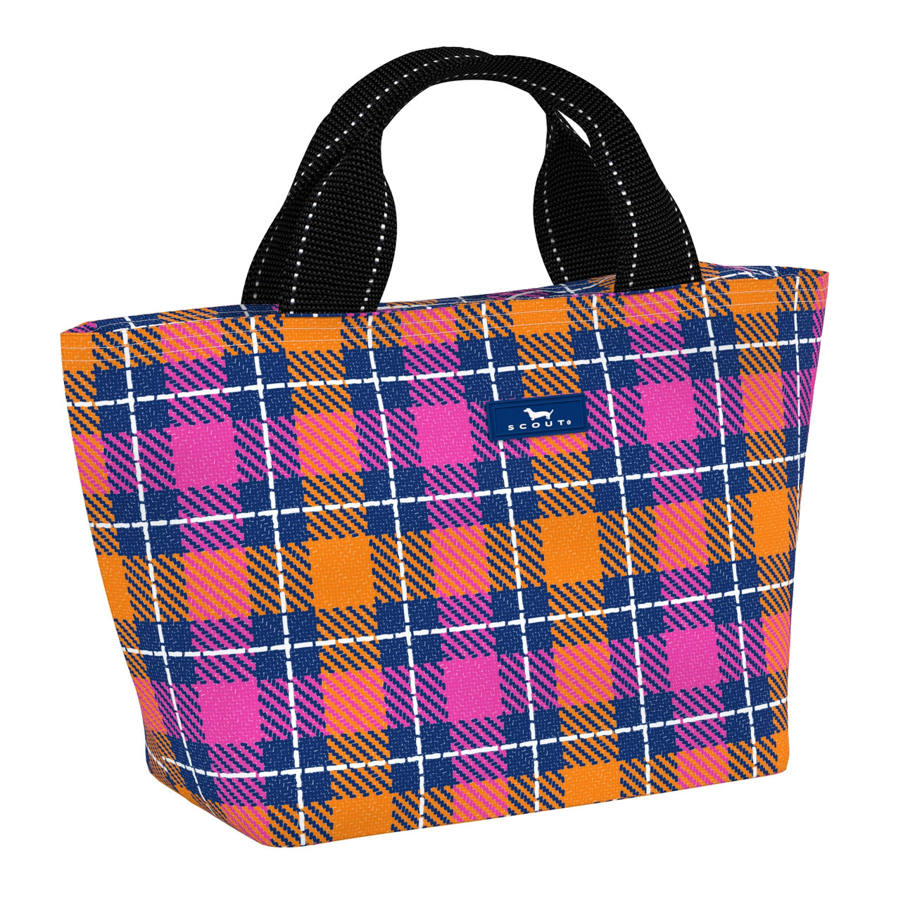Scout As If Nooner insulated lunch bag with wide base for easy loading – available at Be Charmed