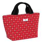 Basic Stitch SCOUT Nooner insulated lunch bag – 14.25″ W x 8″ H x 6″ D, foam-insulated, water-resistant poly twill, exterior zipper pocket. Folds flat for compact storage. Available at Be Charmed