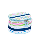 Scout All the Trimmings Perfect Gem jewelry case, round and compartmentalized with drawstring pouches – available at Be Charmed