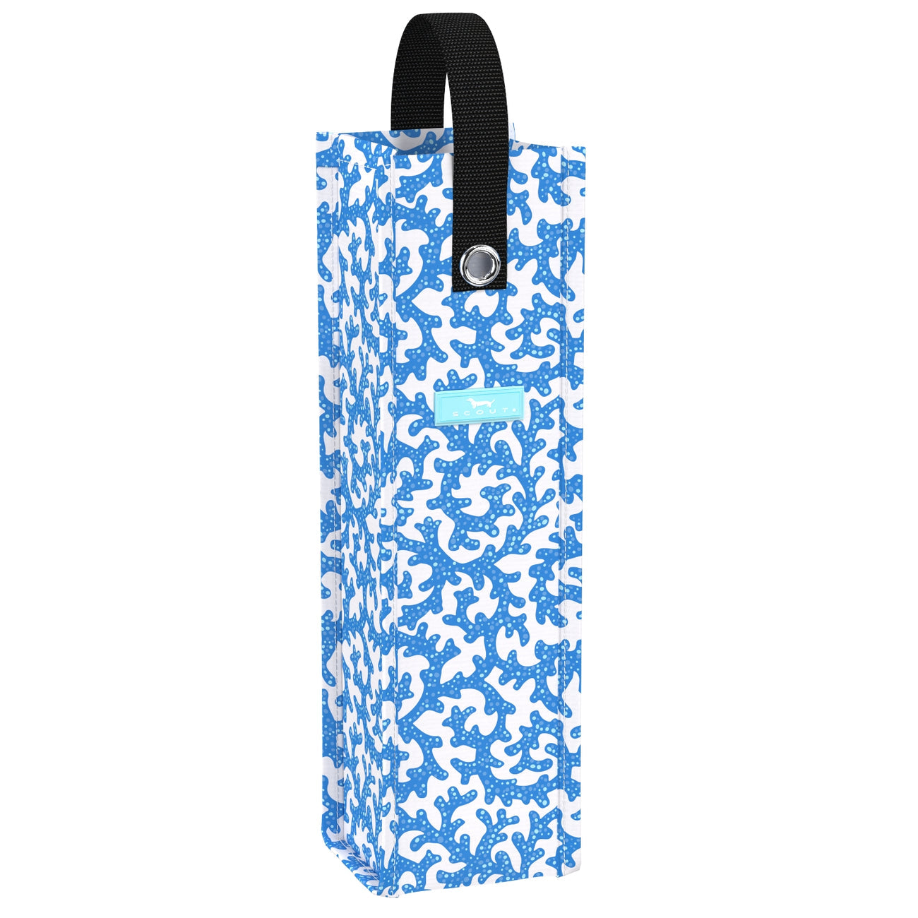 Scout Sweet Coraline Spirit Liftah reusable wine gift bag, folds flat & durable – available at Be Charmed