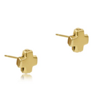enewton  Signature Cross Gold Stud Larger Gold