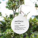 Rustic Marlin Medfield Definition Bulb Ornament