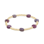enewton 3MM Admire Gold Bead Bracelet Ruby