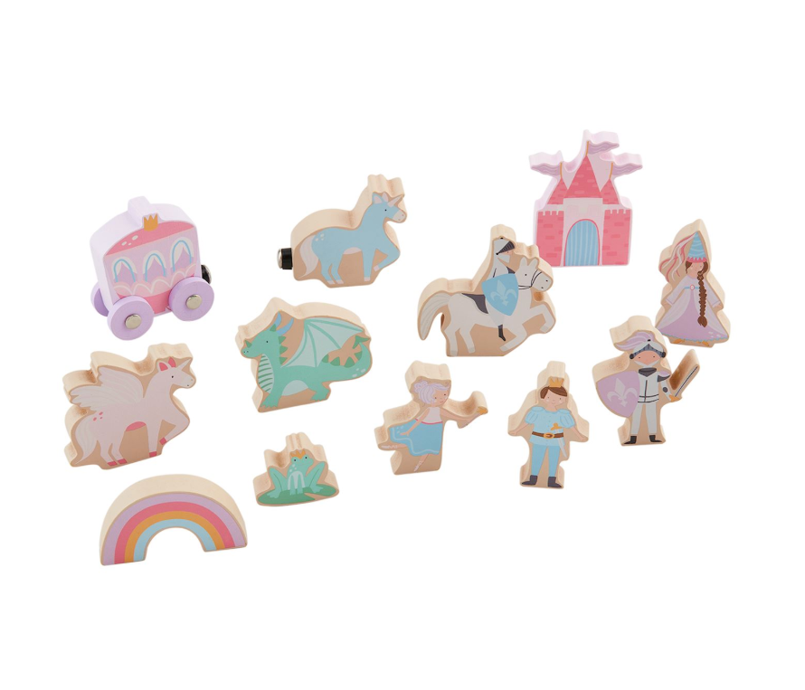 Mud Pie Princess Toy Wood Set