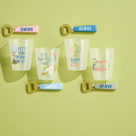 Mud Pie Tennis & Golf Party Cup & Opener Sets