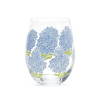 Two's Company Stemless Wine Hydrangea
