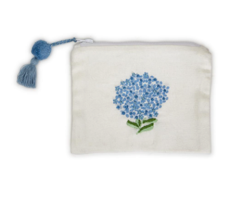 Two's Company Small Multipurpose Pouch Hydrangea