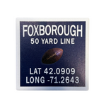 Paint the Town Coaster Foxborough 50 Yard Line