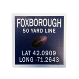 Paint the Town Coaster Foxborough 50 Yard Line