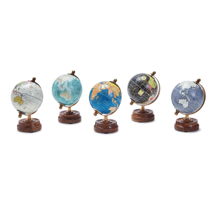 Two's Company Around The World Mini Globe
