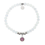 Help by TJ February White Crystal Birthstone