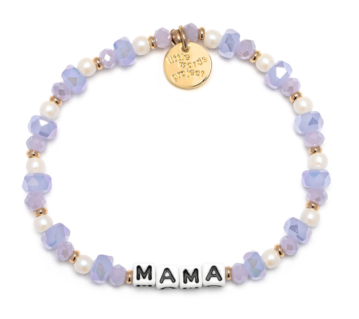 Little Words Project Bracelet White Mama Lullaby