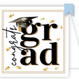 Rosanne Beck Congrats Grad Cap Enclosure Card 