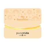 Pura Vida My Sunshine Gifting Original Bracelet on card