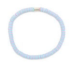 Pura Vida Surf's Up Seascape Vinyl Disc  Stretch Bracelet 