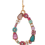 Rain Gold Blue & Pink Faux Pearl Bits & Baubles Teardrop 