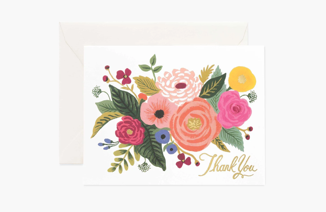 Rifle Paper Co Box Thank You Cards Juliet Rose