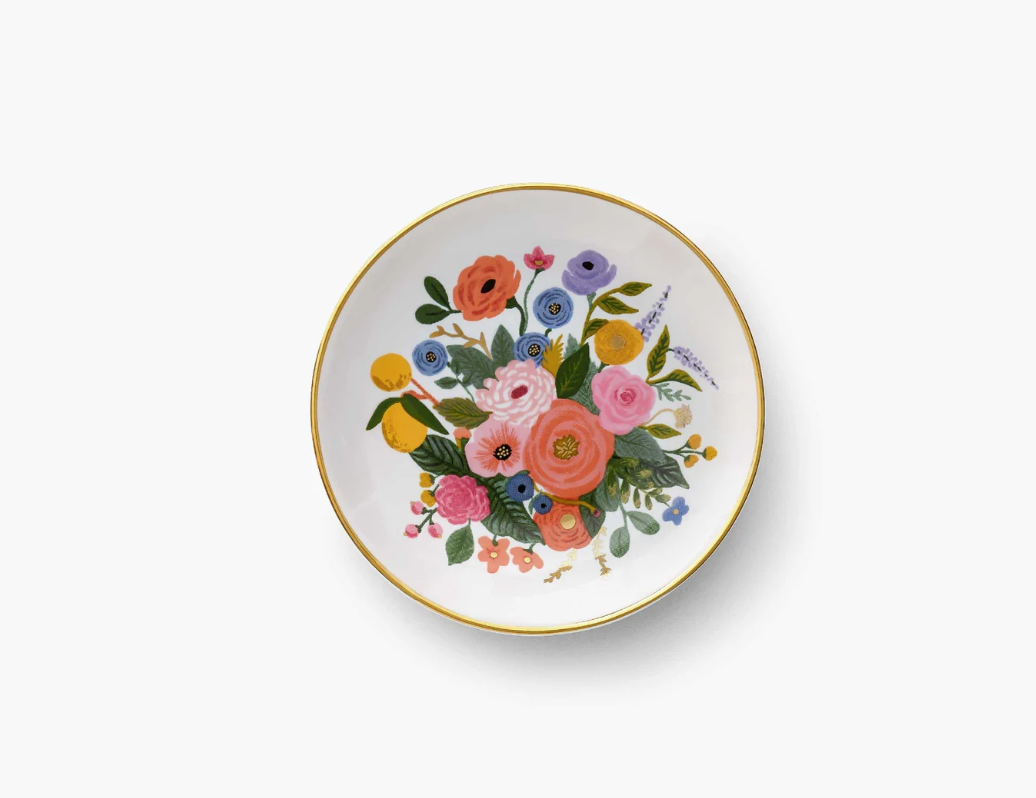 Rifle Paper Co Porcelain Ring Dish Garden Party Bouquet