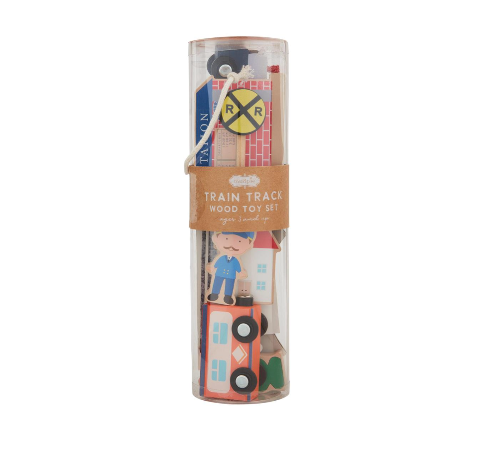 Mud Pie Train Track Toy Set
