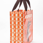 Side View of Blue Q Hangry Handy Tote – Eco-friendly and humorous design, perfect for groceries or lunch, available at Be Charmed.