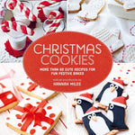 Book cover of 'Christmas Cookies' with festive cookies and a red banner. Available at Be Charmed. 