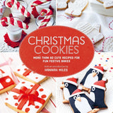 Book cover of 'Christmas Cookies' with festive cookies and a red banner. Available at Be Charmed. 
