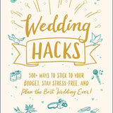 Book cover of 'Wedding Hacks' with decorative elements on a white background.  Available at Be Charmed