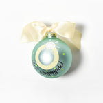 Coton Colors hand-painted Just Engaged glass ornament  – Available at Be Charmed
