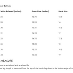 Size chart for Boxercraft men's Medfield Warriors flannel pants in soft cotton with drawstring waist and team logo, available at Be Charmed.