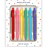 Snifty Whole Lotta Love Heart Pen Set – fun pens with uplifting sayings, perfect for school, journaling, office desks, or gifts. Available at Be Charmed