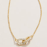 Gold Spartina 449 Forever Friends Necklace 18 Inch – Elegant gold-tone necklace with engraved charm celebrating friendship and love. Ideal for gifting your best friend. Thoughtfully designed with quality materials and lobster clasp closure. Available at Be Charmed.