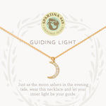 Gold on card Spartina 449 Guiding Light Necklace 18 Inch – Elegant charm necklace featuring a compass design symbolizing guidance, purpose, and hope. Dainty 18" chain with secure clasp makes it ideal for daily wear or gifting. A heartfelt token of encouragement. 