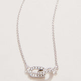 Silver Spartina 449 Forever Friends Necklace 18 Inch – Elegant gold-tone necklace with engraved charm celebrating friendship and love. Ideal for gifting your best friend. Thoughtfully designed with quality materials and lobster clasp closure. Available at Be Charmed.
