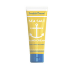 Tube of Swedish Dream Sea Salt Hand Cream on a white background. Available at Be Charmed
