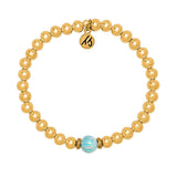 T. Jazelle - 18K Gold Filled Cape Bracelet Seafoam Green