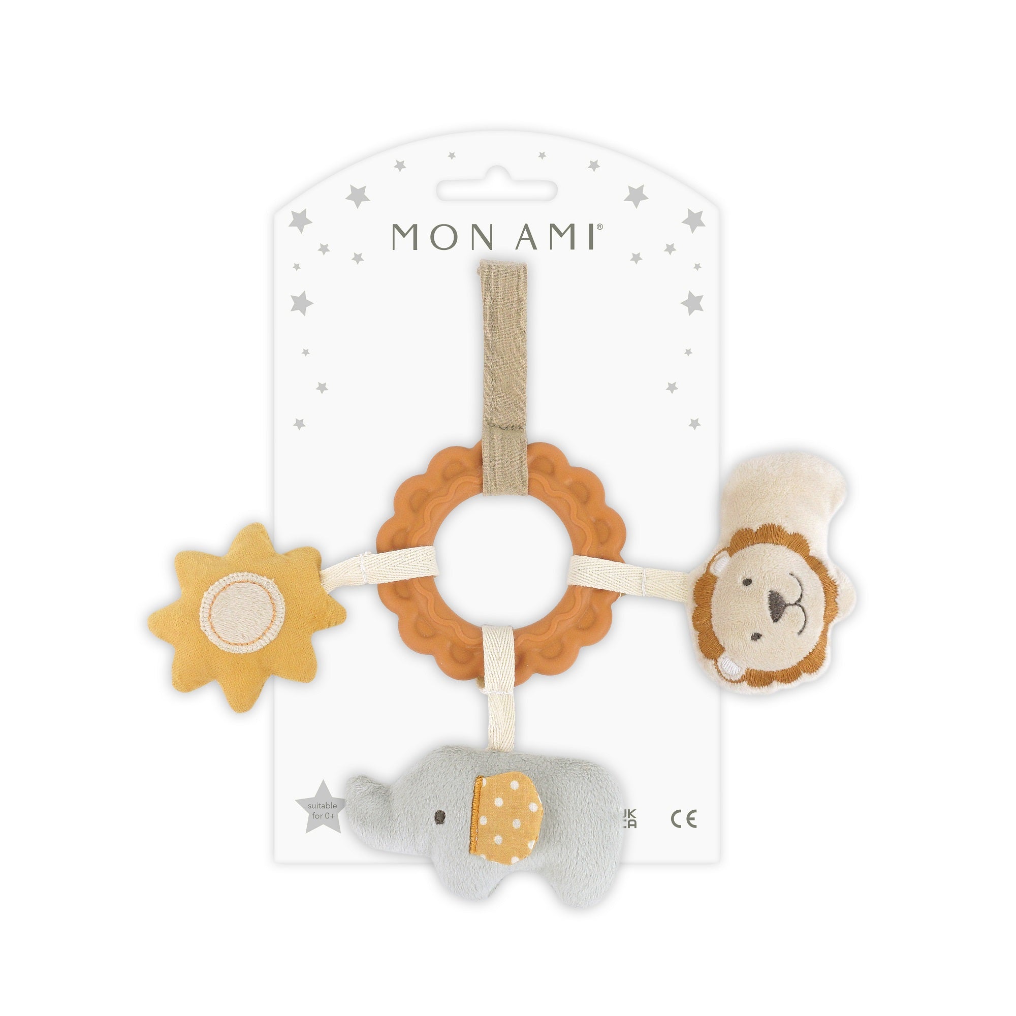 Mon Ami Safari & Friends Ring Activity Toy Blue
