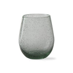 Tag Bubble Glass Stemless Wine Light Green