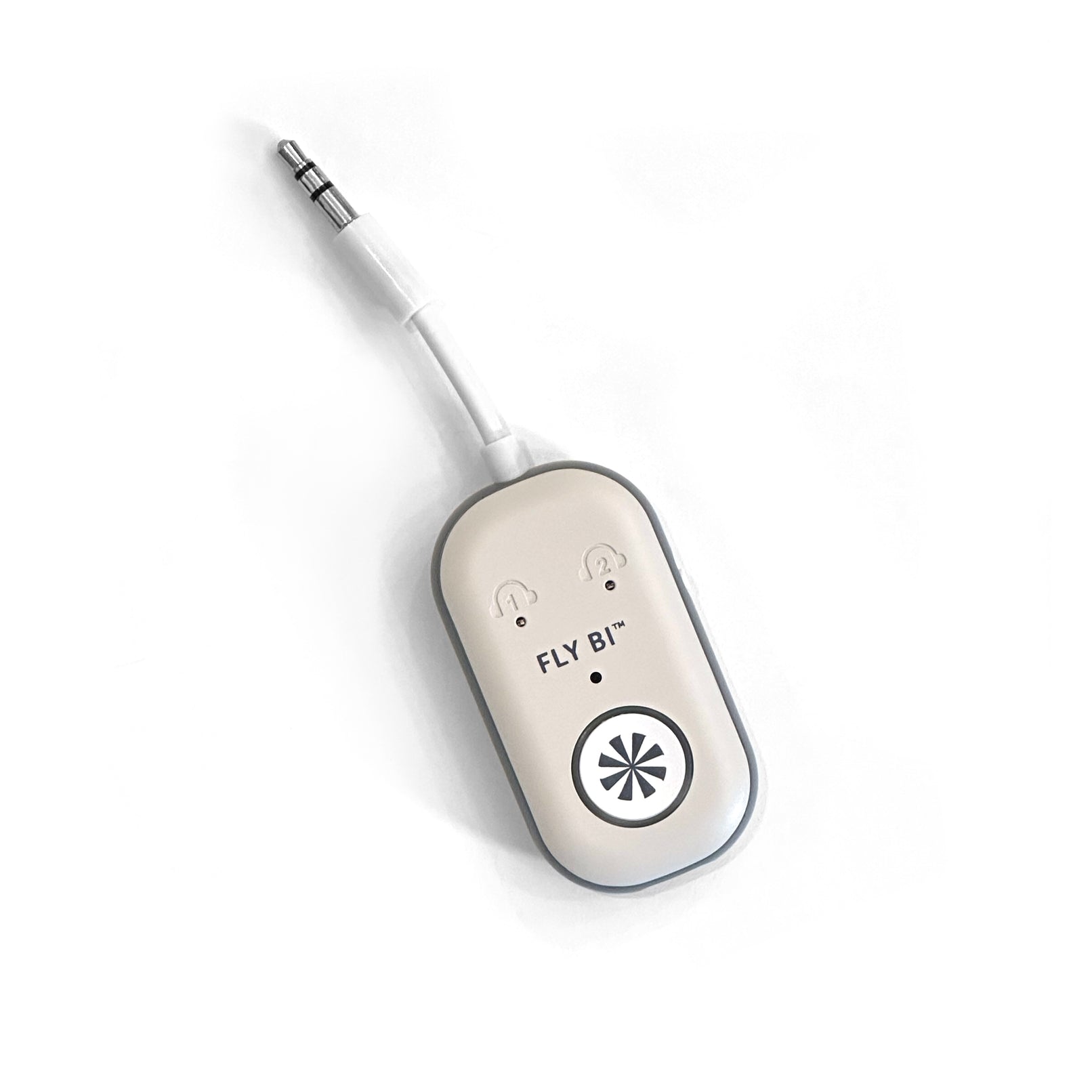 White electronic device with 'FLY BI' branding on a white background. Available at Be Charmed. 