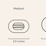 Teleties Flat Round Clip Size Chart Available at Be Charmed