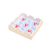 Small white Tray with lobster design on a white background. Available at Be Charmed